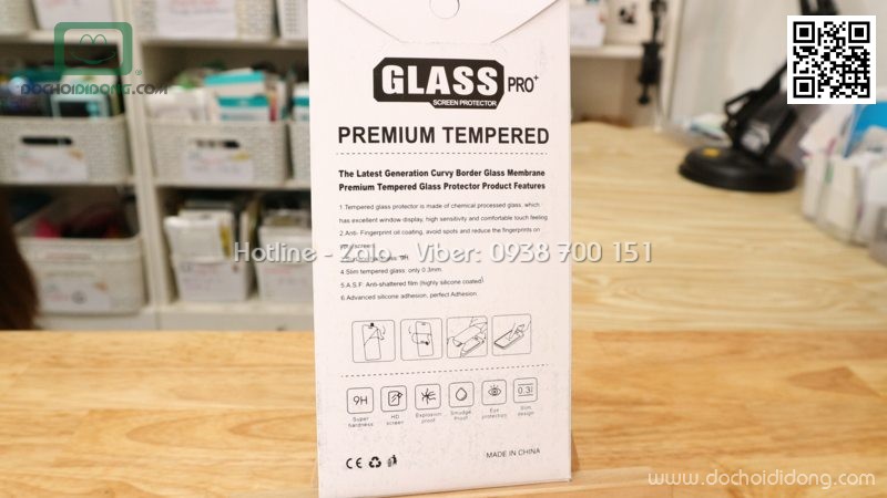 Miếng dán cường lực Asus Zenfone 4 Max ZC554KL 9H