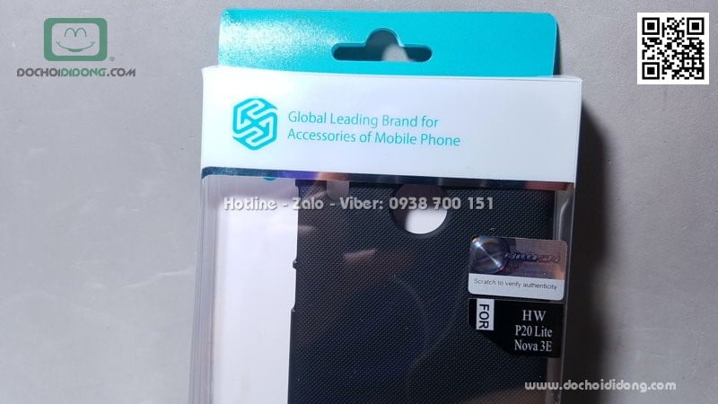 Ốp lưng Huawei Nova 3e Nillkin vân sần