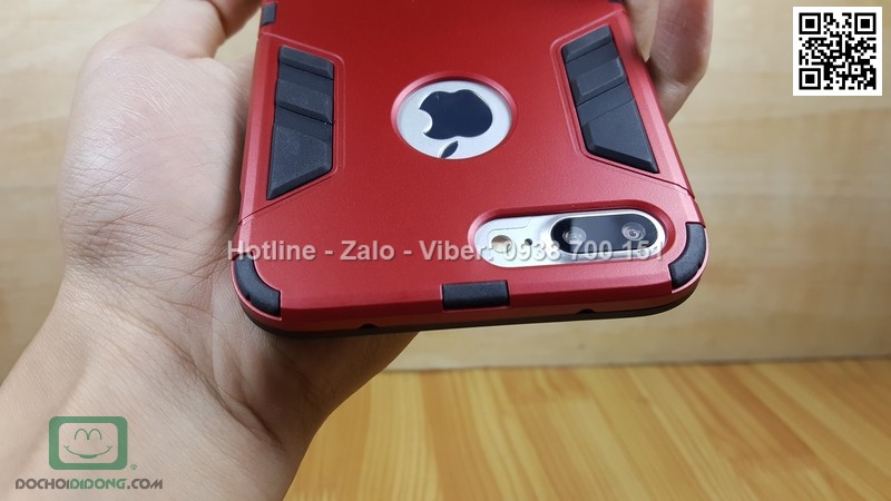 Ốp lưng iPhone 7 Plus Iron Man chống sốc có chống lưng