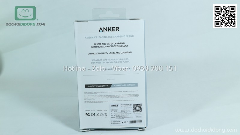 Cáp Lightning Anker Powerline+ 0.9m