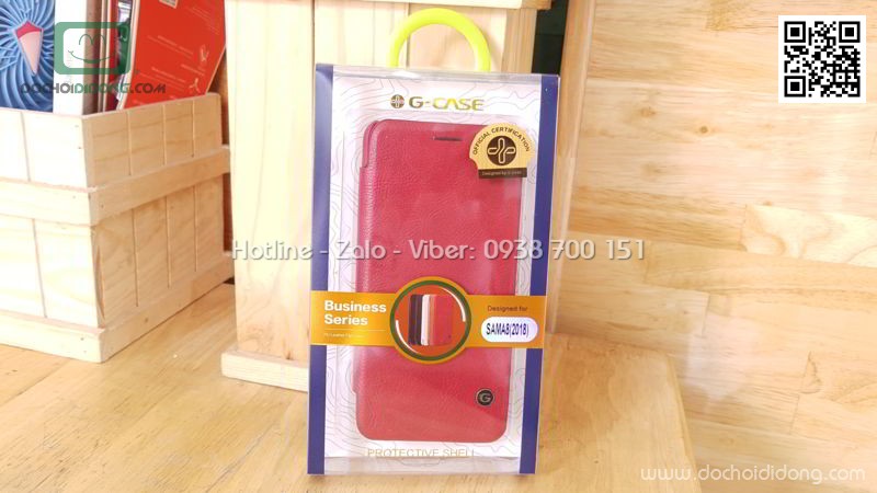 Bao da Samsung A8 2018 G-Case Business Series