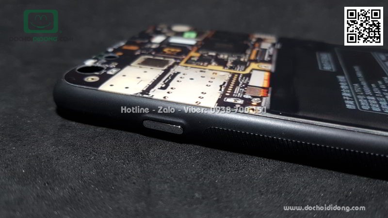 Ốp lưng iPhone 6 6S Plus Ya Design lưng kính in hình bo mạch
