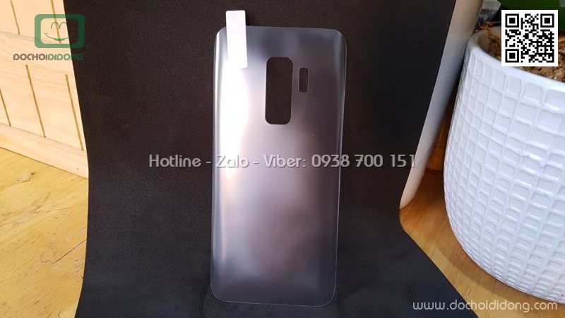 Miếng dán full lưng Samsung S9 Plus nhám trong