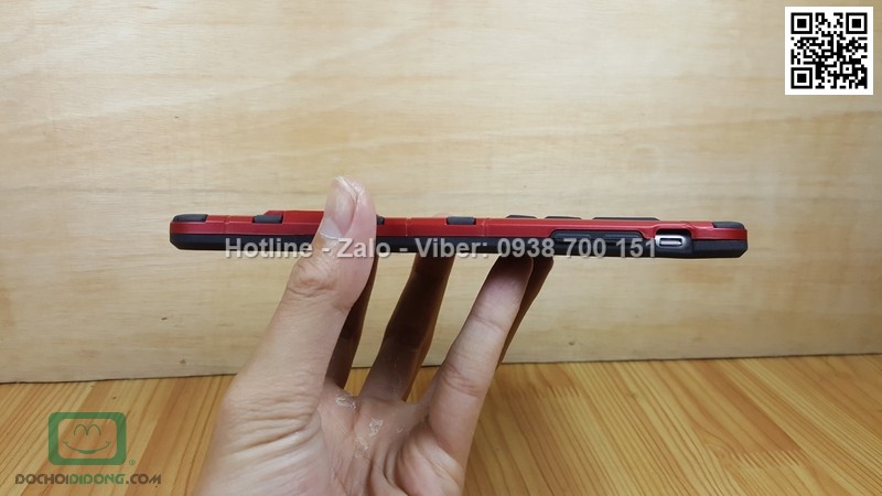 Ốp lưng iPhone 8 Plus Iron Man chống sốc có chống lưng