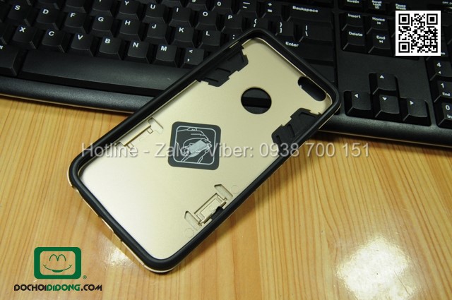 Ốp lưng iPhone 6 Plus Iron Man chống sốc có chống lưng