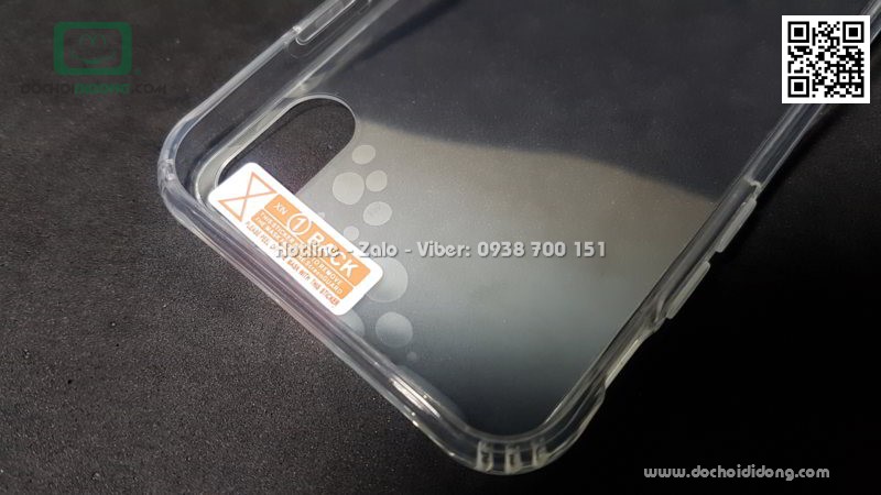 Ốp lưng iPhone X Likgus lưng kính viền trong chống sốc