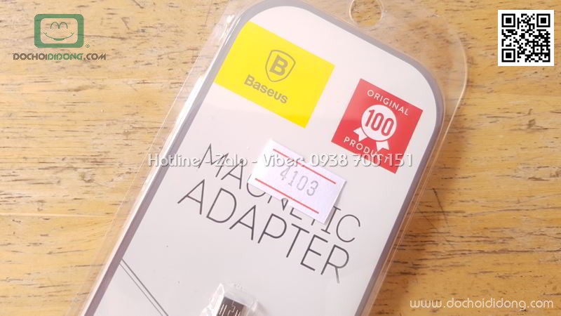 Đầu chuyển microUSB dành cho cáp nam châm Baseus