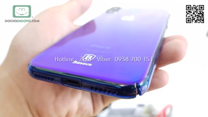 Ốp lưng iPhone X Baseus hào quang