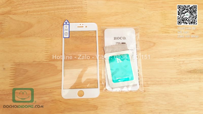 Miếng dán cường lực iPhone 6 6s Hoco full màn hình