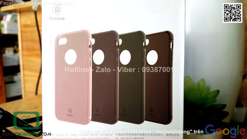 Ốp lưng iPhone 7 Baseus chống lưng nam châm