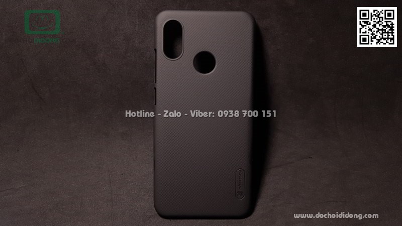 Ốp lưng Xiaomi Mi 8 Nillkin vân sần