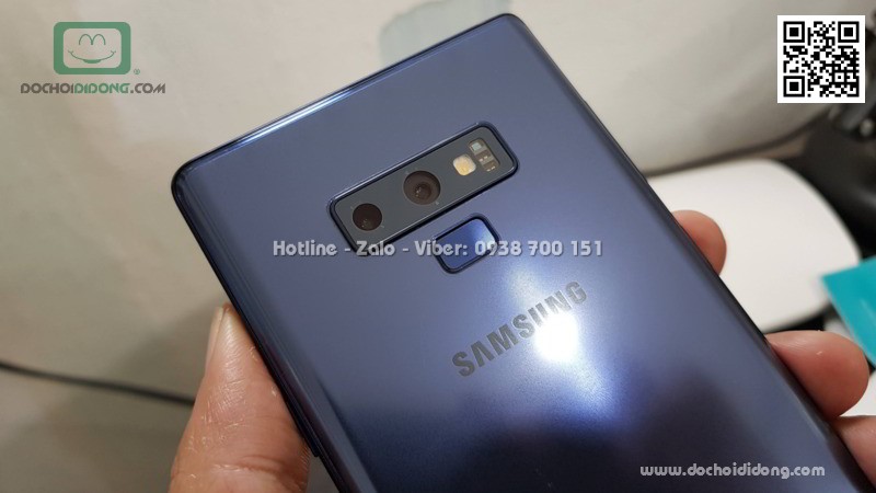 Miếng dán full lưng Samsung Note 9 nhám trong