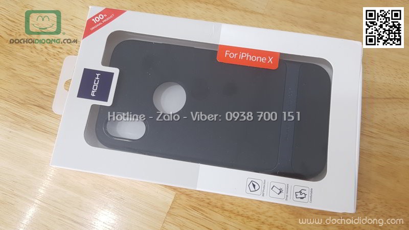 Ốp lưng iPhone X Rock Royce Series chống sốc