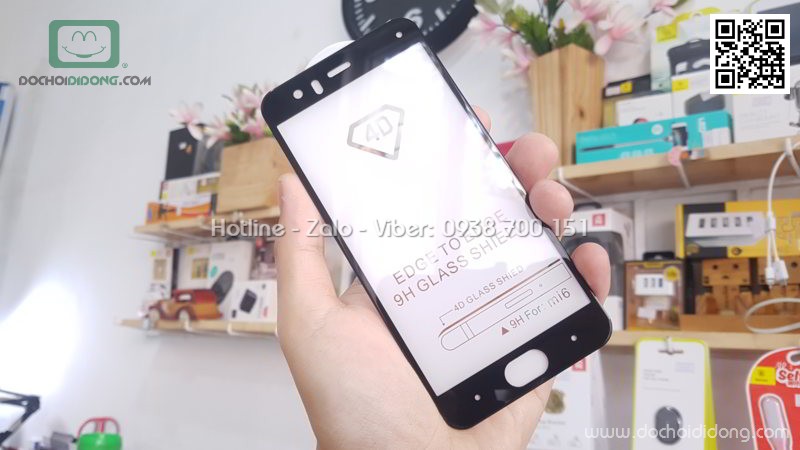 Miếng dán cường lực full màn hình Xiaomi Mi 6 full keo 3D