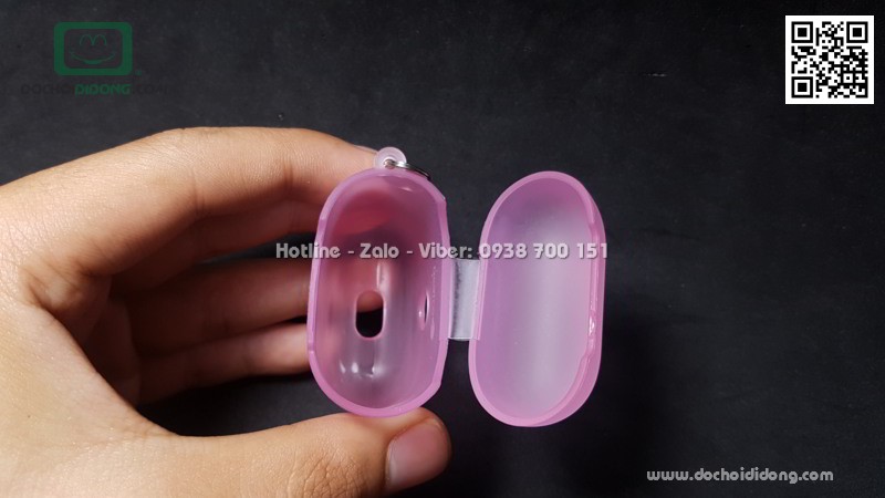 Hộp đựng AirPod Coteetci TPU siêu mỏng có móc