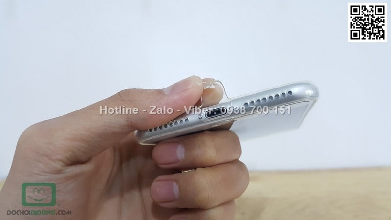 Ốp lưng iPhone 8 Plus Ou dẻo trong siêu mỏng