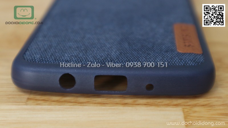 Ốp lưng Samsung J5 Prime dẻo vân vải bố