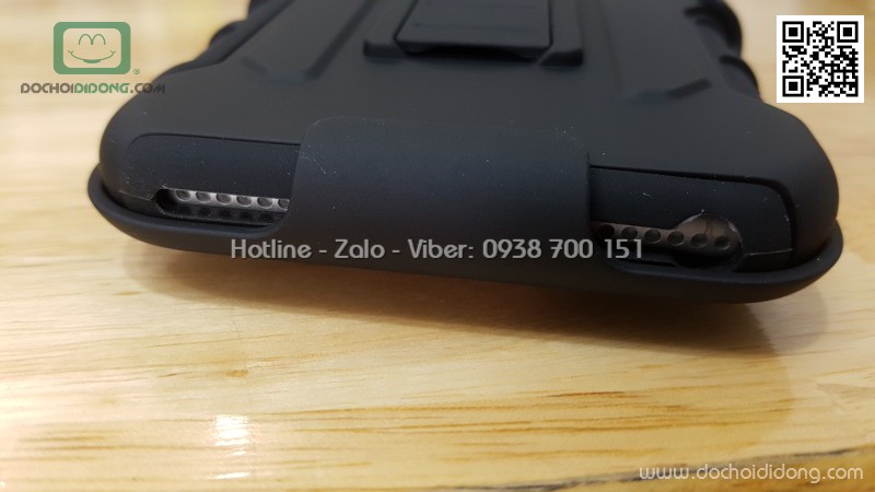 Ốp lưng iPhone 6 6S 7 8 Plus siêu chống sốc kèm đế đeo lưng