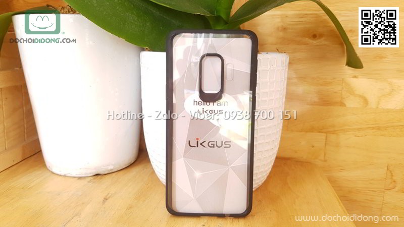 Ốp lưng Samsung S9 Likgus lưng cứng trong viền dẻo