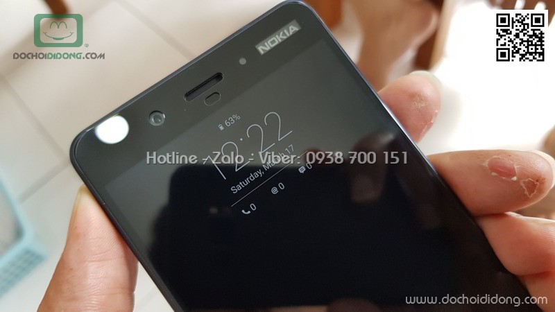 Miếng dán cường lực full màn hình Nokia 8 Zacase full keo