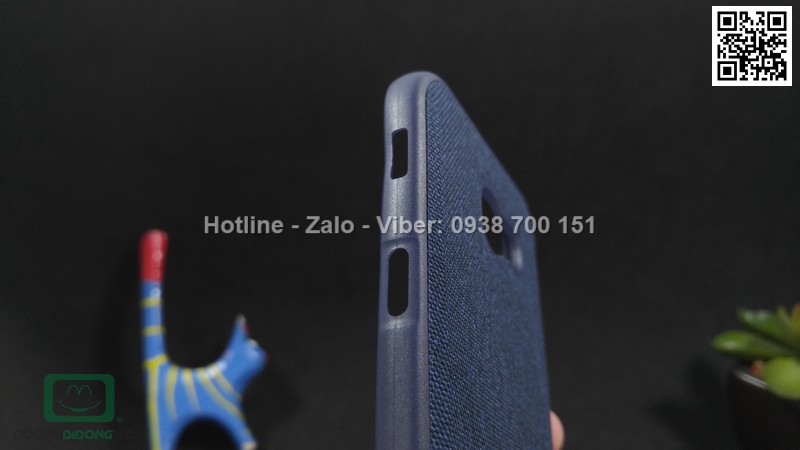 Ốp lưng Samsung Galaxy A5 2017 dẻo vân vải bố