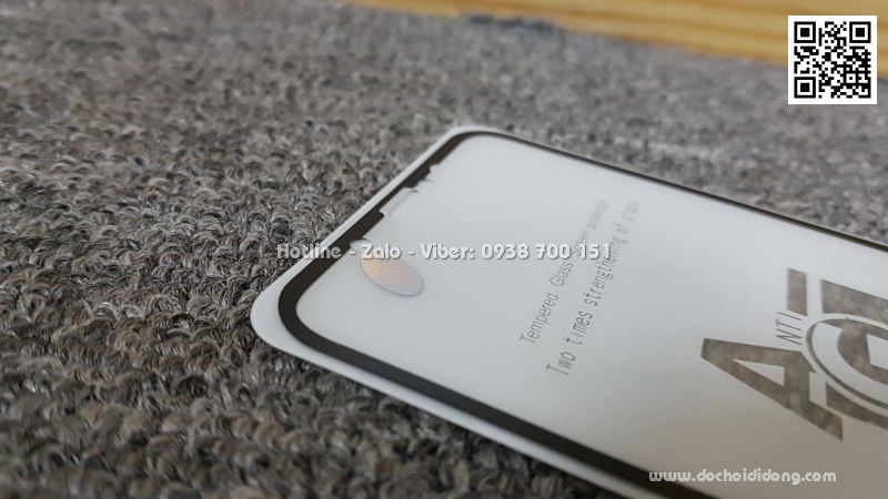 Miếng dán cường lực iPhone XR full màn hình nhám chống vân tay