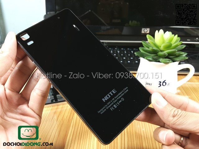 Ốp lưng Lenovo A7000 K3 Note viền nhôm lưng kính thay nắp