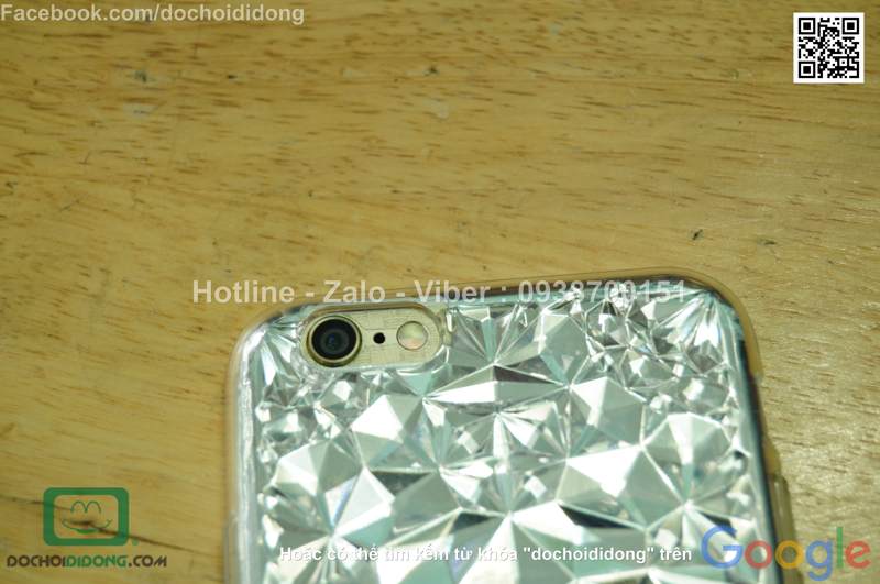 Ốp lưng iPhone 6 6S iSecret kim cương