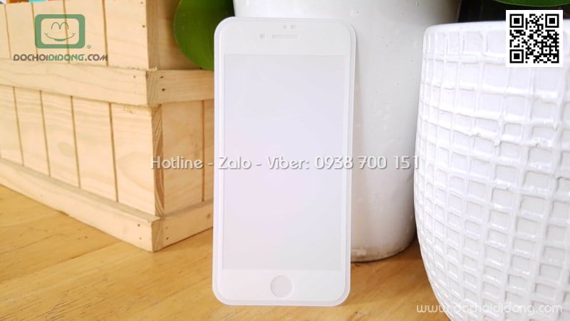 Miếng dán cường lực iPhone 7 8 Jcpal Presever full màn hình 3D chính hãng