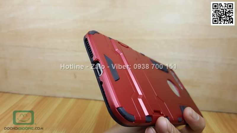 Ốp lưng iPhone 7 Plus Iron Man chống sốc có chống lưng