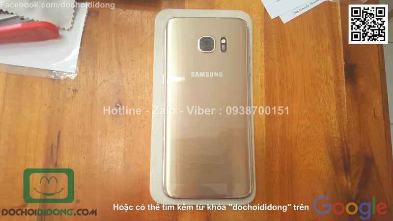 Miếng dán màn hình Samsung Galaxy S7 Edge X-One full 2 trong 1