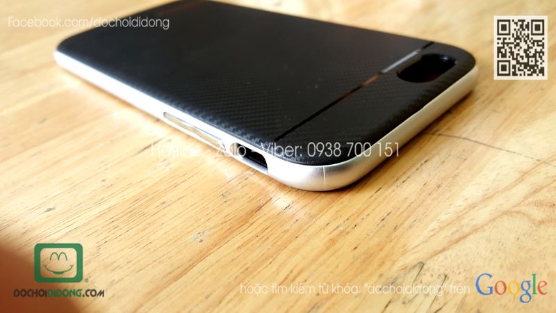 Ốp lưng iPhone 6 6s chống sốc vân carbon