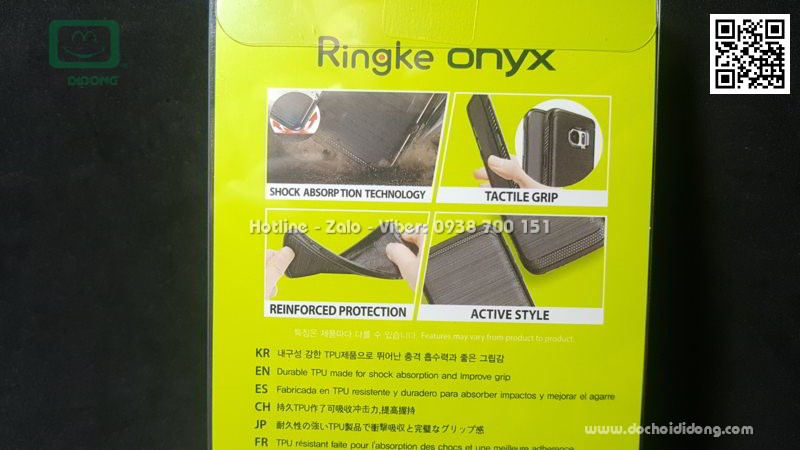 Ốp lưng Sony XZ2 Compact Ringke Onyx vân kim loại