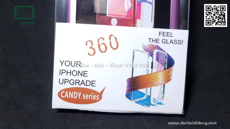 Ốp lưng nam châm iPhone 7 8 Plus Likgus Candy Series lưng màu