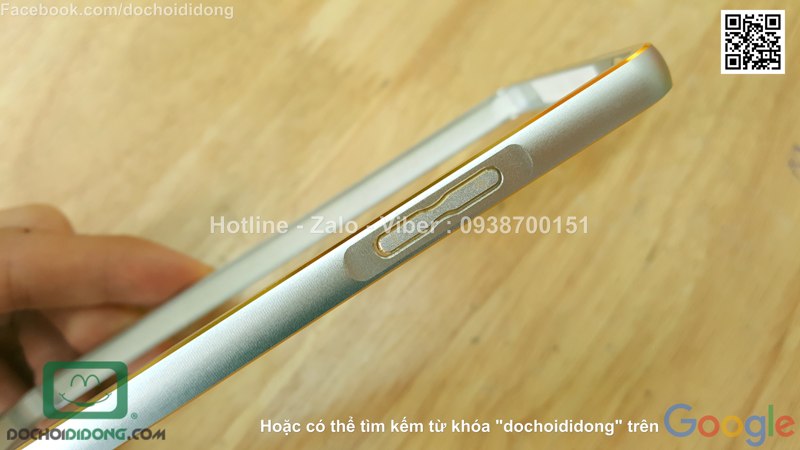 Ốp viền OPPO F1 nhôm phay chốt gài