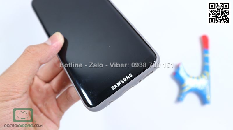 Ốp lưng Samsung Galaxy S8 dẻo vân vải bố