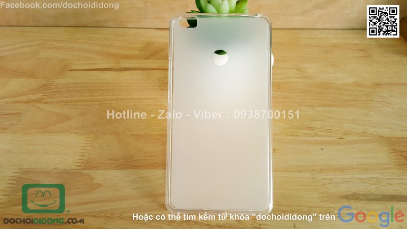 Ốp lưng Xiaomi Mi Max dẻo viền trong