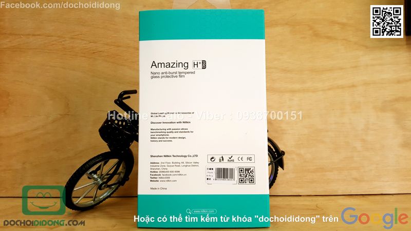 Miếng dán cường lực iPhone 8 Nillkin Amazing H+ Pro