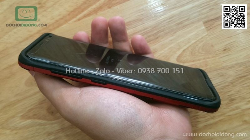 Ốp lưng Samsung Galaxy S8 Iron Man chống sốc có chống lưng