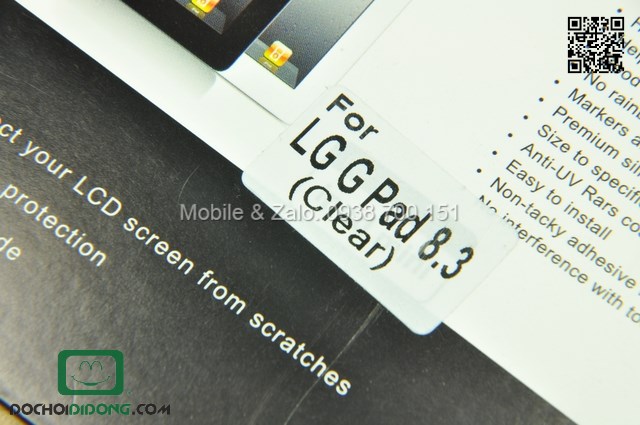 Miếng dán màn hình LG G Pad 8.3 loại trong