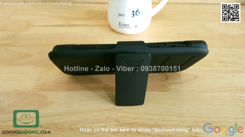 Ốp lưng Samsung Galaxy S7 siêu chống sốc kèm đế đeo lưng