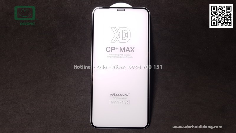 Miếng dán cường lực full màn hình iPhone Xs Max Nillkin XD CP Max 9H