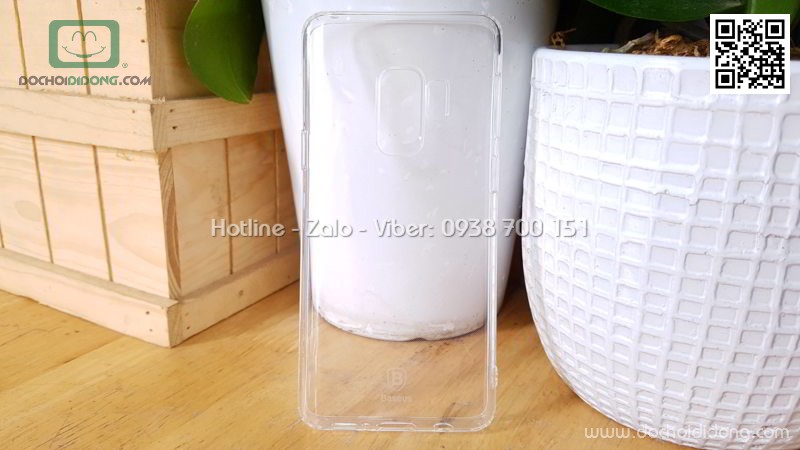 Ốp lưng Samsung S9 Baseus dẻo trong chống sốc