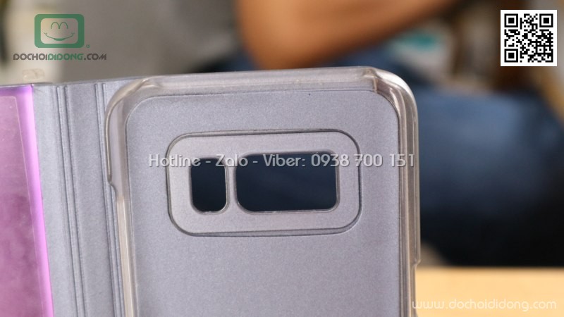 Bao da Clear View Samsung S8 loại 1