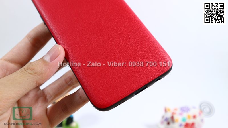 Ốp lưng Samsung Galaxy S8 iSerect chống sốc vân da