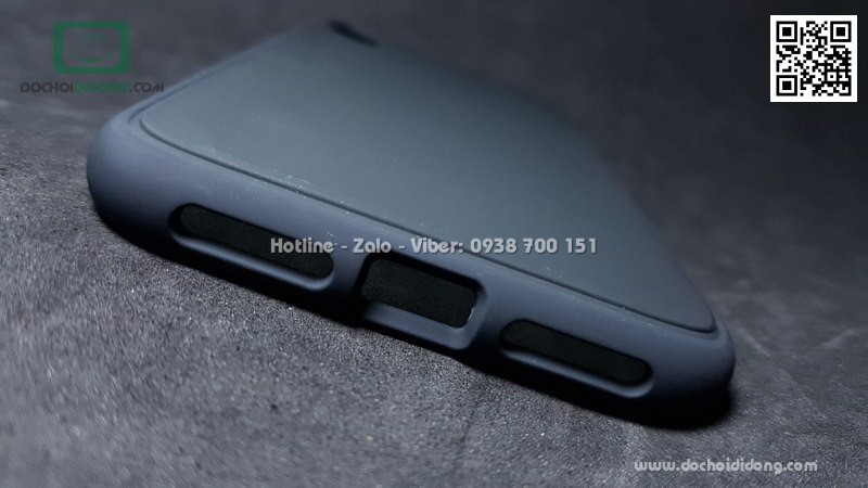 Ốp lưng iPhone XS Max Likgus chống sốc lưng nhám trong