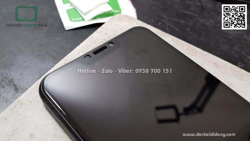 Miếng dán cường lực Asus Zenfone 5z ZS620KL full màn hình Zacase full keo