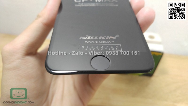 Miếng dán cường lực iPhone 6 6s Nillkin 3D CP Max full màn hình 9H
