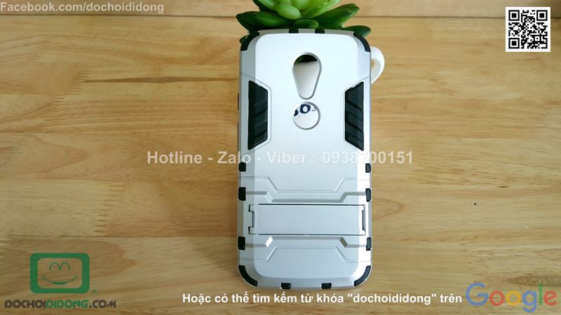 Ốp lưng Motorola Moto G Gen 2 Iron Man chống sốc có chống lưng