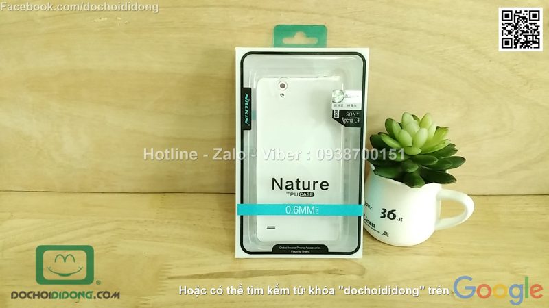 Ốp lưng Sony Xperia C4 Nillkin dẻo trong siêu mỏng